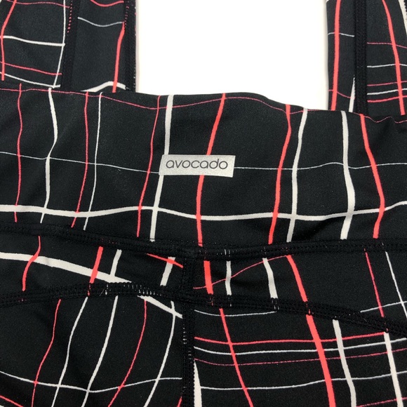 Avocado Black & Neon Electrowave Leggings S 0536 - Picture 6 of 7